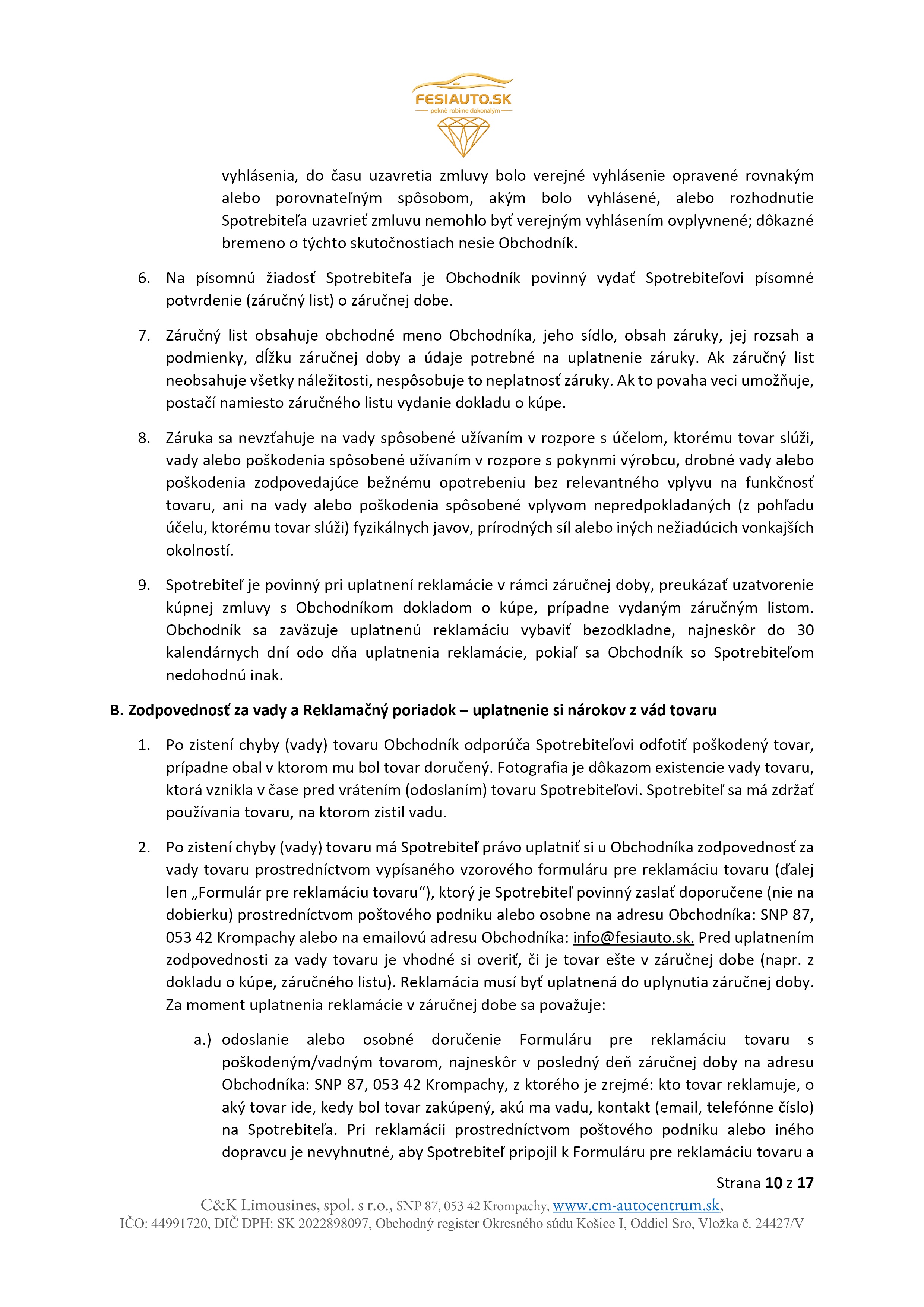2026.06.19 - Obchodné podmienky pre spotrebiteľov www.fesiauto (10)